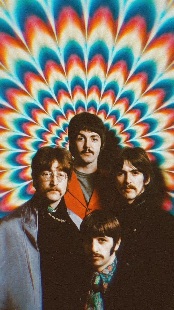 The Beatles — Art Deco poster